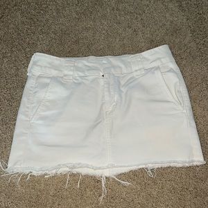Hudson White mini skirt